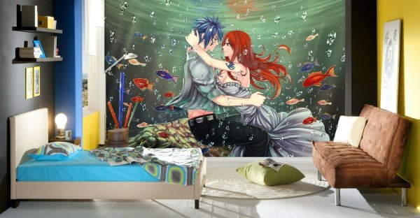 Роспись стен в стиле аниме