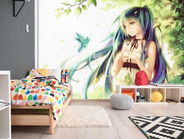 Мику Хатсуне комната