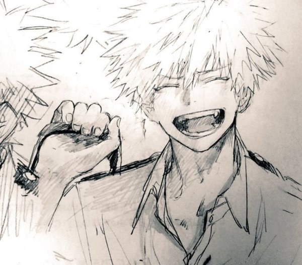 Кацуки Бакугоу скетч