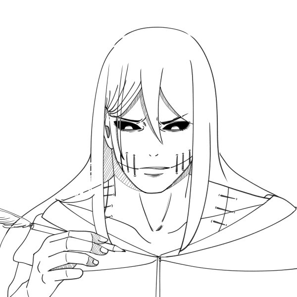 Раскраски Наруто Какузу