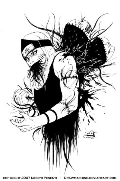 Акацуки Какузу без маски