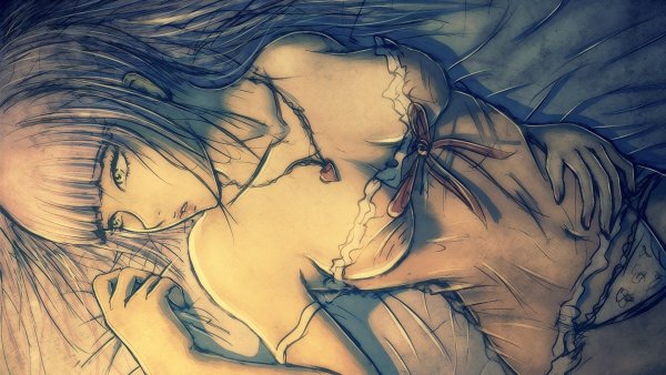 Аниме страсть в постели