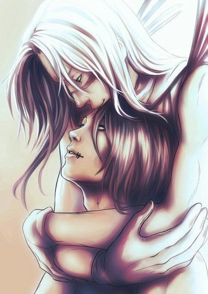 Блондин и брюнетка фэнтези