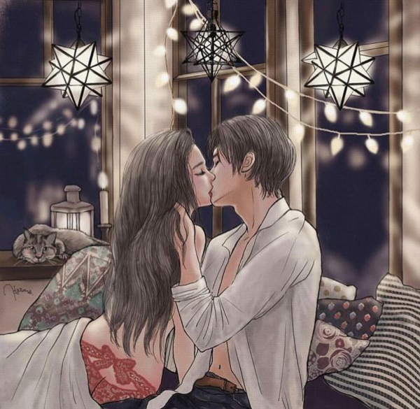 Арты влюбленных парочек