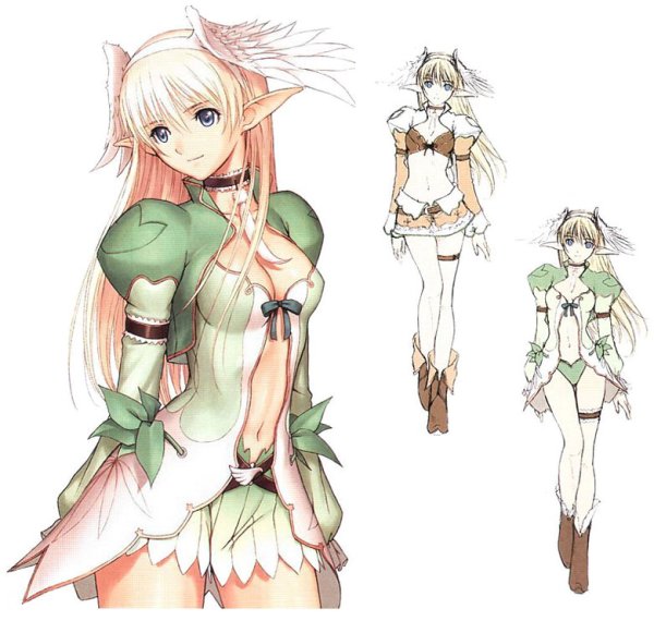 Аниме референс аниме Эльф