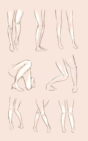 Ноги референсы для рисования