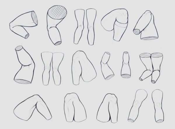 Туториал по рисованию ног