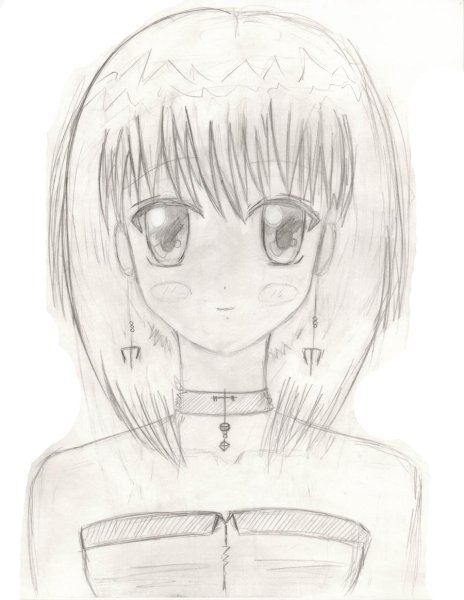 Некрасивое аниме карандашом