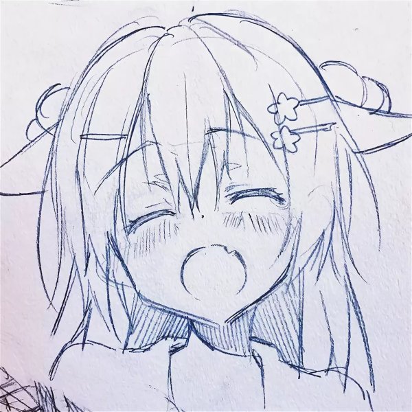 Некрасивое аниме карандашом