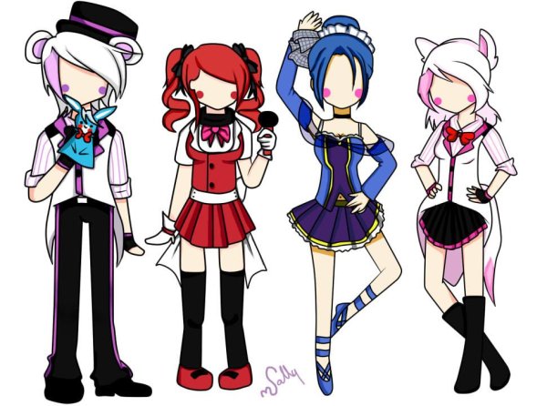 Аниме ФНАФ систер локатион