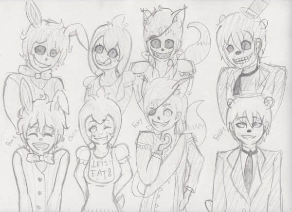 Стили для рисования АНИМАТРОНИКОВ