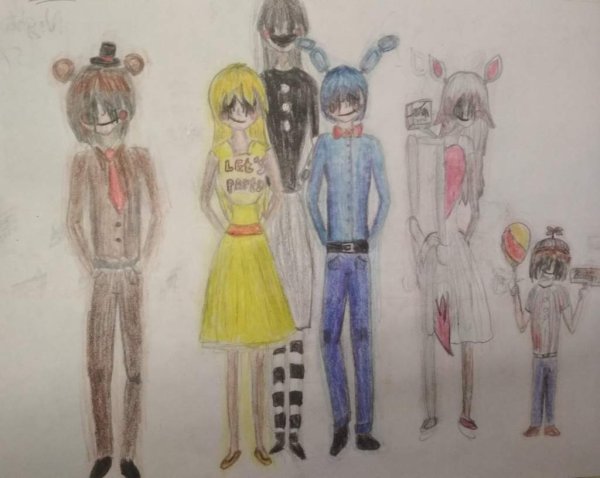 Аниме АНИМАТРОНИК ФНАФ 2