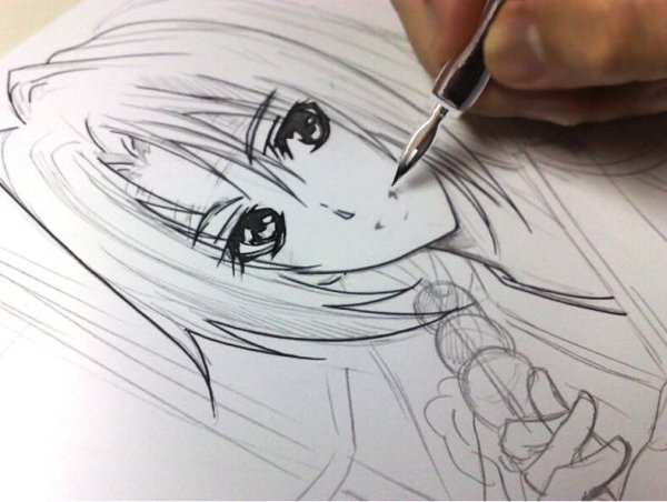 Аниме ручкой