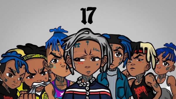 XXXTENTACION В стиле аниме