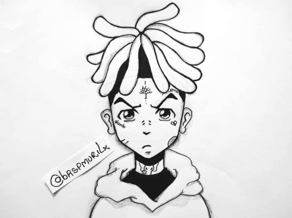 XXXTENTACION эскиз