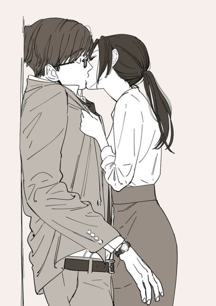 Аниме пары в очках