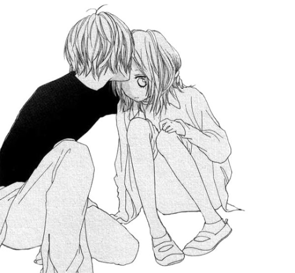 Аниме карандашом любовь