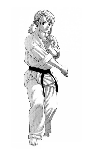 Девушка каратист аниме