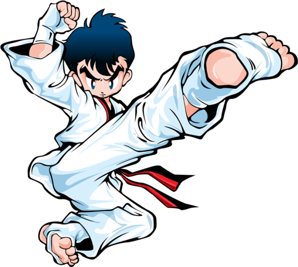 Каратист мультяшный
