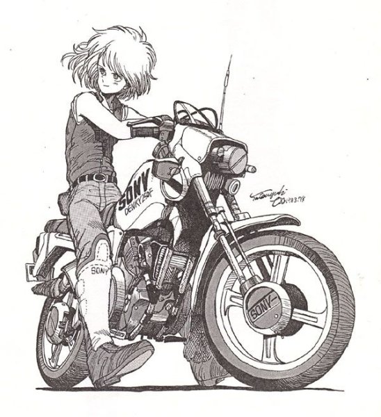 Референсы человека на мотоцикле