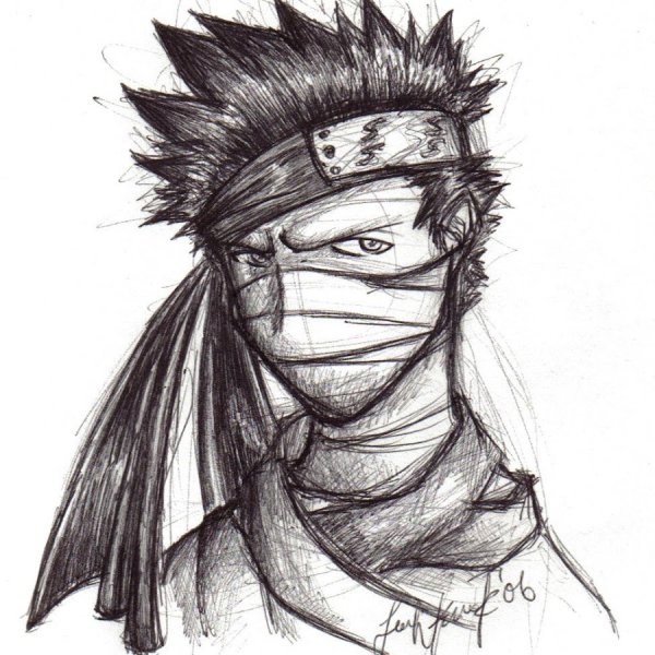Наруто Забуза без маски