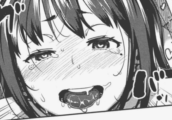 Ахегао Black and White