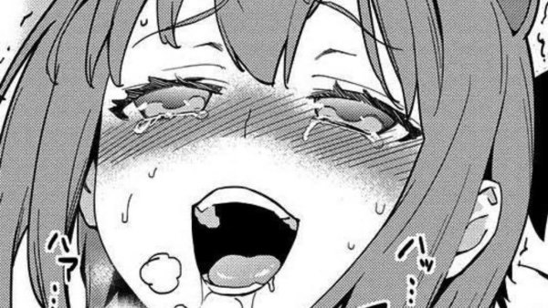 Ахегао аниме слёзы