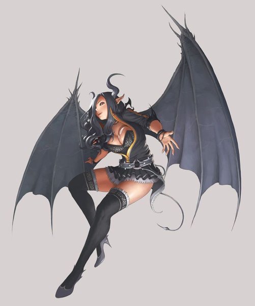 Суккуб ДНД арт