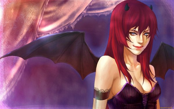 Демонесса с рыжими волосами