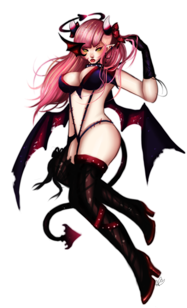 Демон суккуб аниме персонаж