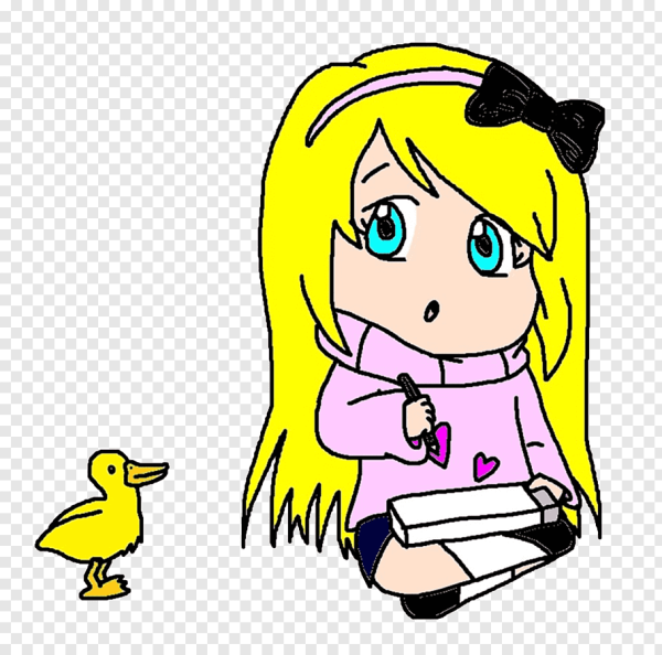 Рисунок утки кавай