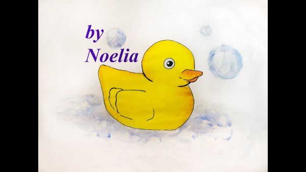 Уточка для срисовки