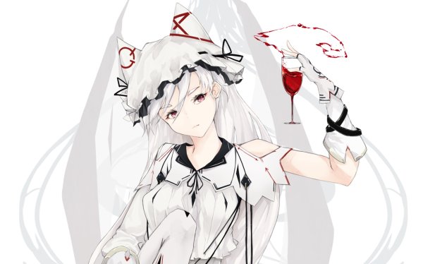 Аниме девушка в перчатках