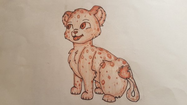 Львята нарисовать как настоящие