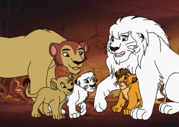 Король Лев Симба и Кимба