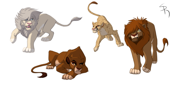 Король Лев окрасы