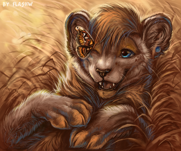 Лев и Львенок арт