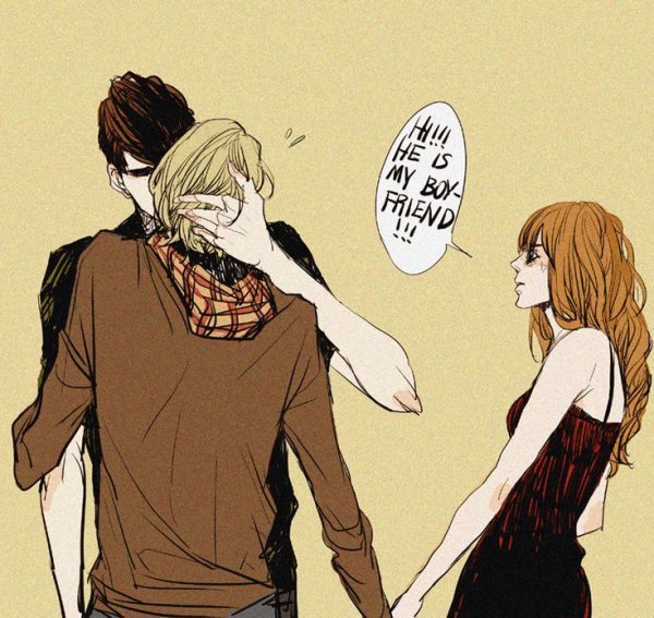 Аниме ревность парня