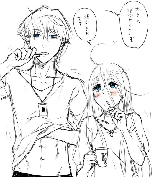 Аниме парочки ревнует