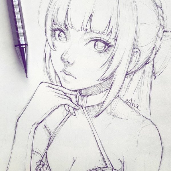 Аниме эскизы