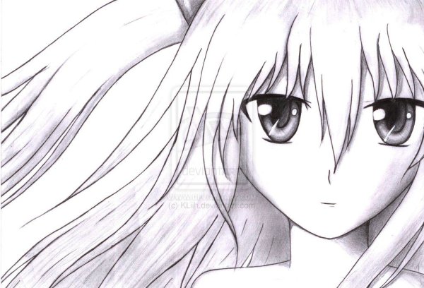 Аниме карандашом красивые