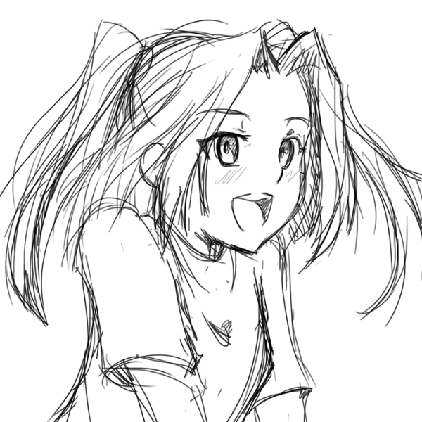 Аниме эскизы