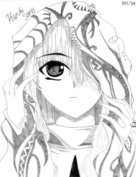 Картинки для срисовки аниме в маске