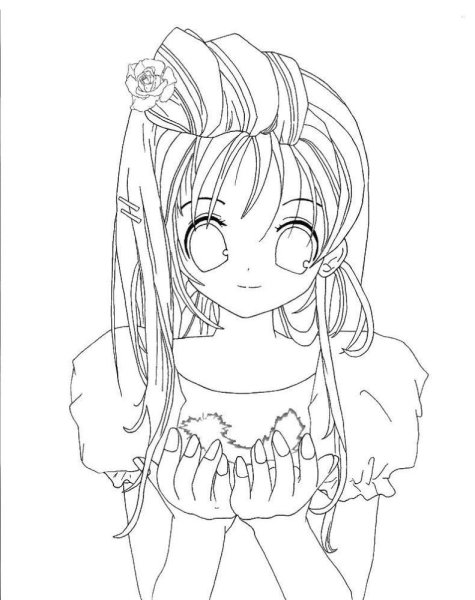 Раскраски аниме