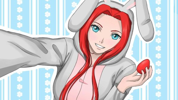 Детский рисунок Пасха Весна