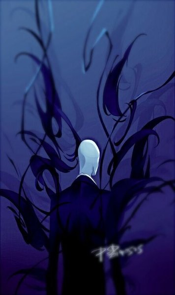 Слендермен раскраска