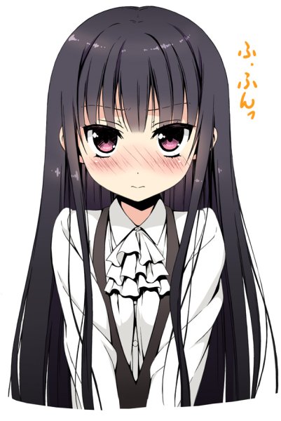 Аниме девушка смущается