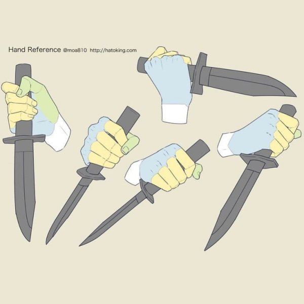 Концепт арт оружия ближнего боя