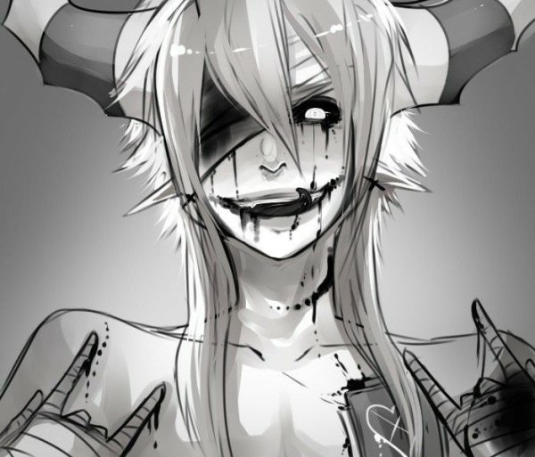 Страшные аниме рисунки карандашом