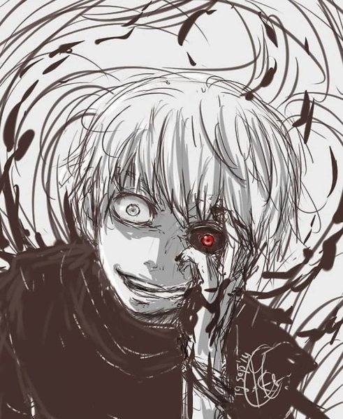 Нарисовать демона мальчика